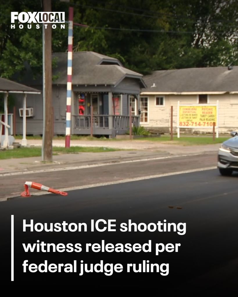 One of the witnesses in the deadly Houston ICE shooting has been released from ICE custody, according to the witnesses' attorney.