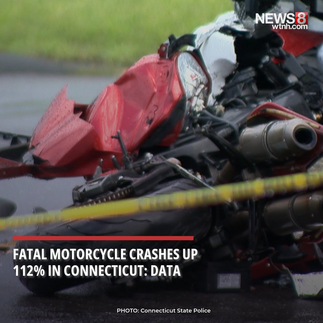 Connecticut State Police announced Friday that motorcycle rider deaths have more than doubled, compared to collision data from this time last year