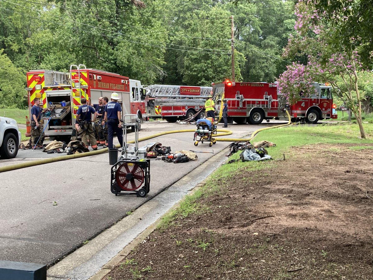 One person was killed and four others escaped after an early-morning fire at a home in Durham, officials said