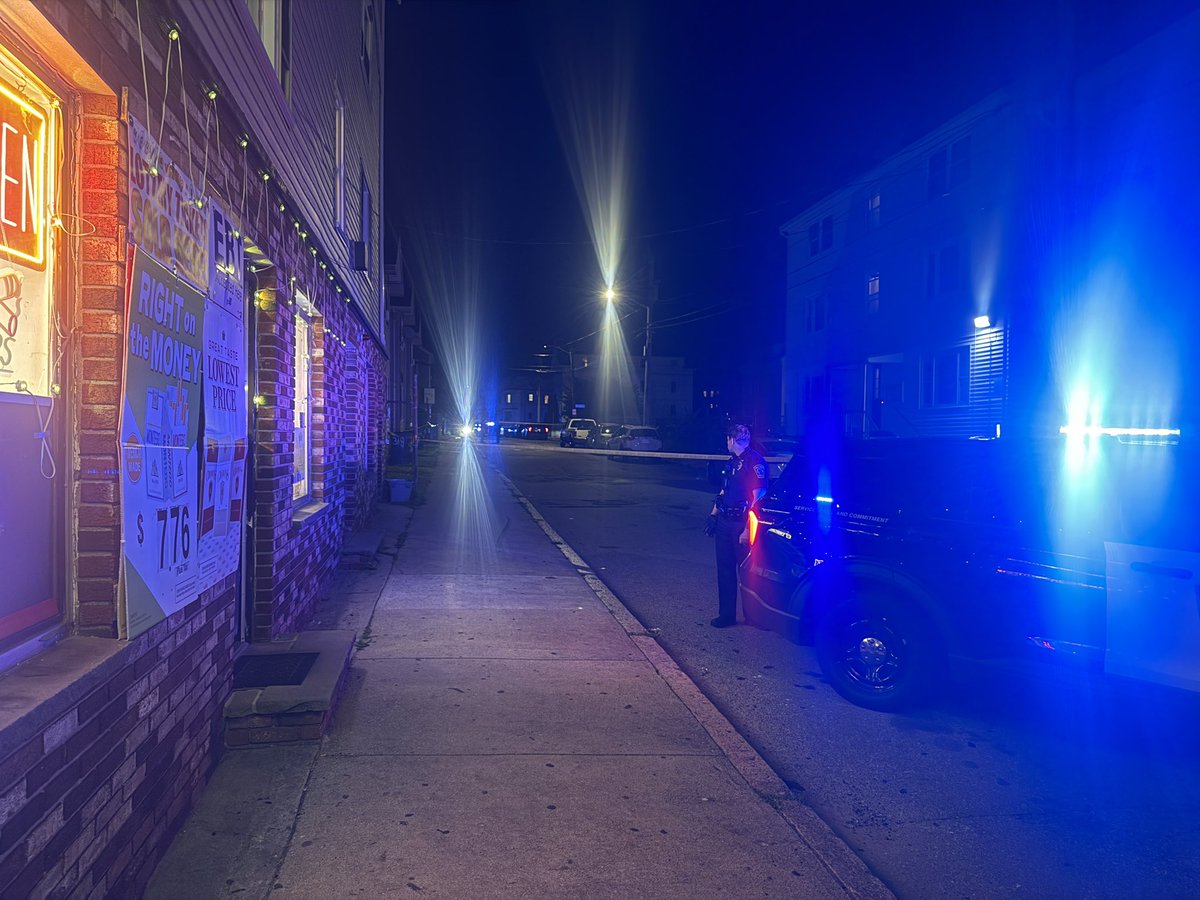 Fall River Police investigating a shooting on Fourth Street. An adult man is in the hospital. Condition unknown. Police have Fourth blocked off from Wade l to Branch Street