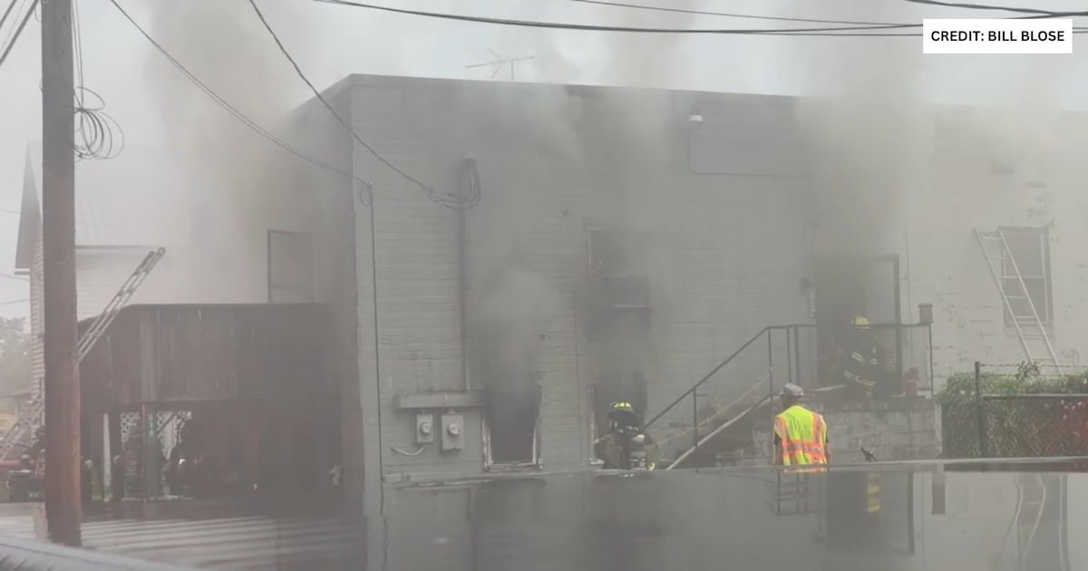 Emergency crews respond to building fire in Armstrong County