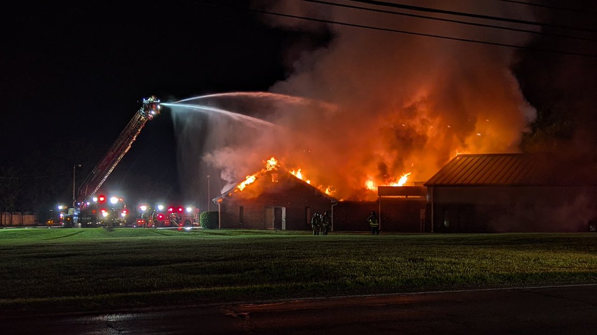Fire crews battle blaze at Cherry Creek of Christ