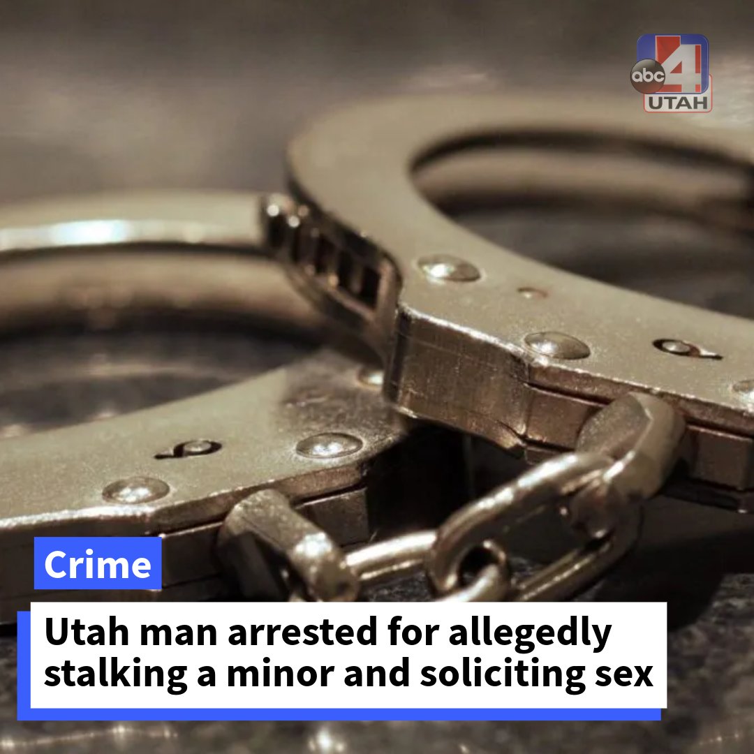 A man in West Valley City was arrested for allegedly stalking a minor and offering to pay for sexual acts