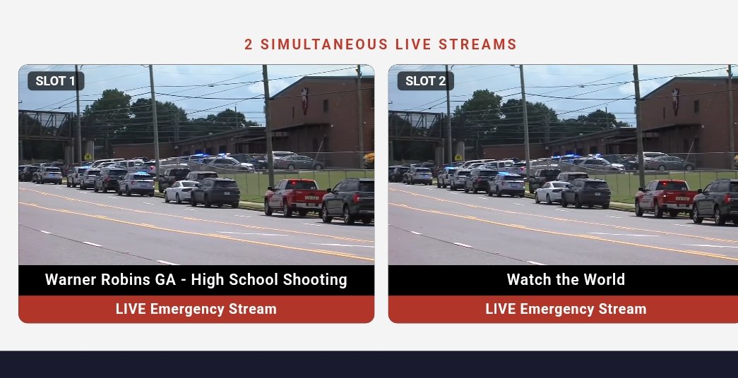 Scene of HIGH SCHOOL SHOOTING in Warner Robins GA