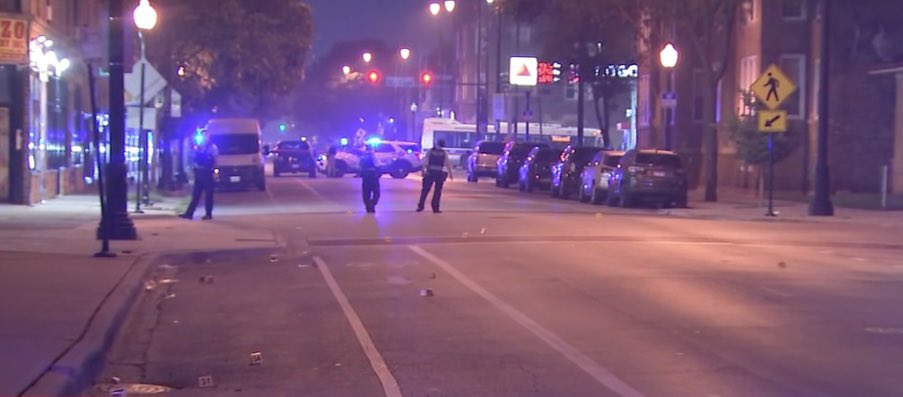 71st & Champlain 3 PPL SHOT, 1 KILLED Chicago Police are investigating a triple shooting that left a man dead overnight. The shooting occurred around 3:02am, officers responded to calls of several ppl shot inside a car. When they arrived, they found a 54-yr-old male was