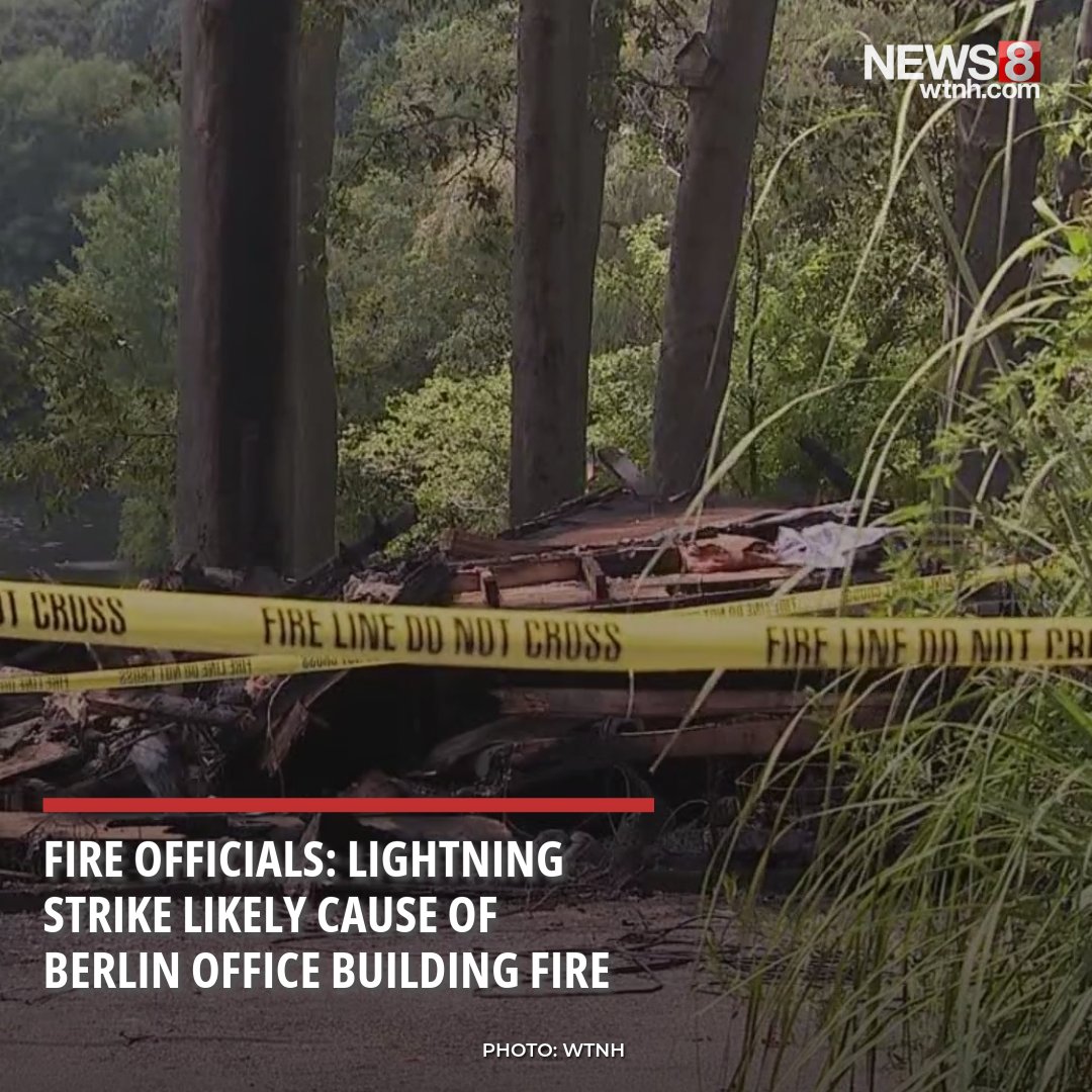 A lightning strike is the likely cause of an office building fire in Berlin early Thursday morning, according to fire officials