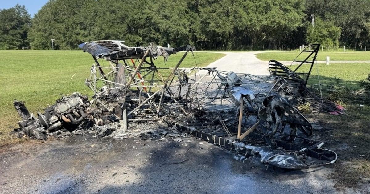 Fiery plane crash in Lake County leads to 1 person hospitalized with burn injuries
