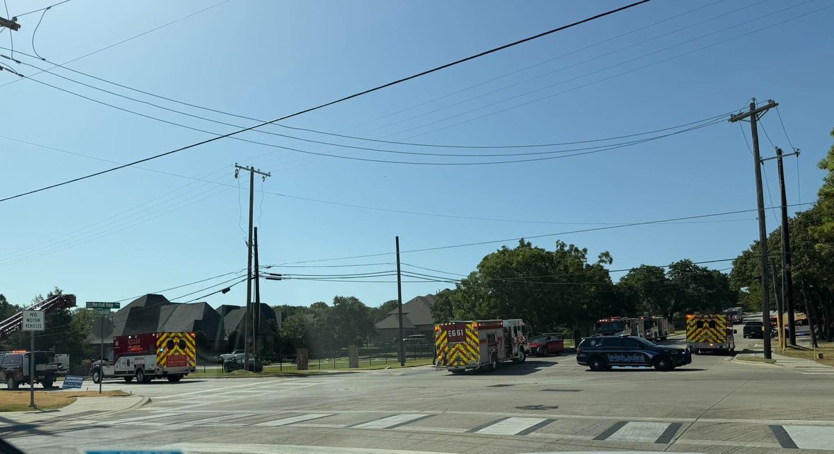 House Fire (Keller) Keller FD has contained a fire at a house on Bourland Road. 2nd alarm requested for a working fire on the roof, now under control