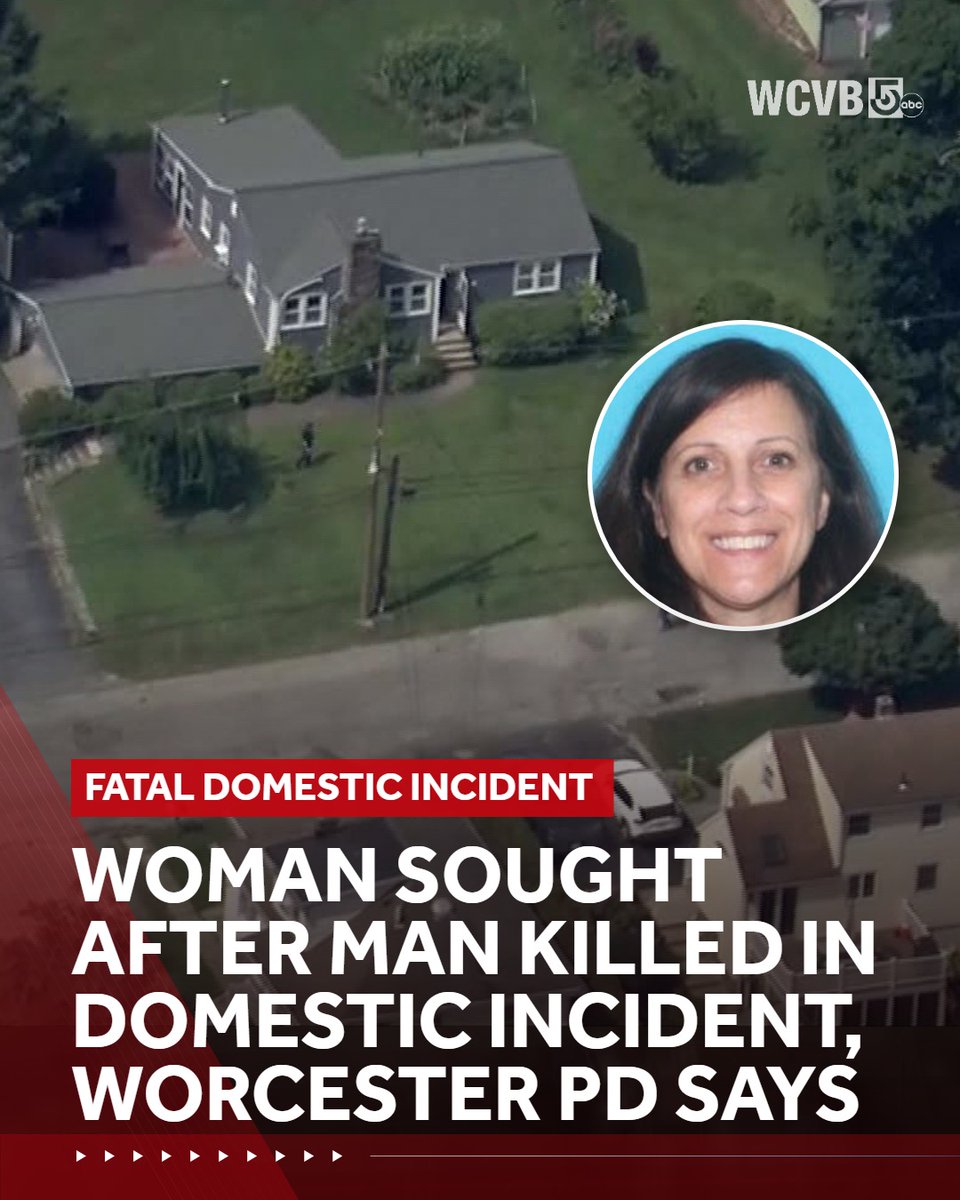 A man died in a domestic incident in Worcester, and investigators are searching for a 58-year-old woman who authorities say may be armed