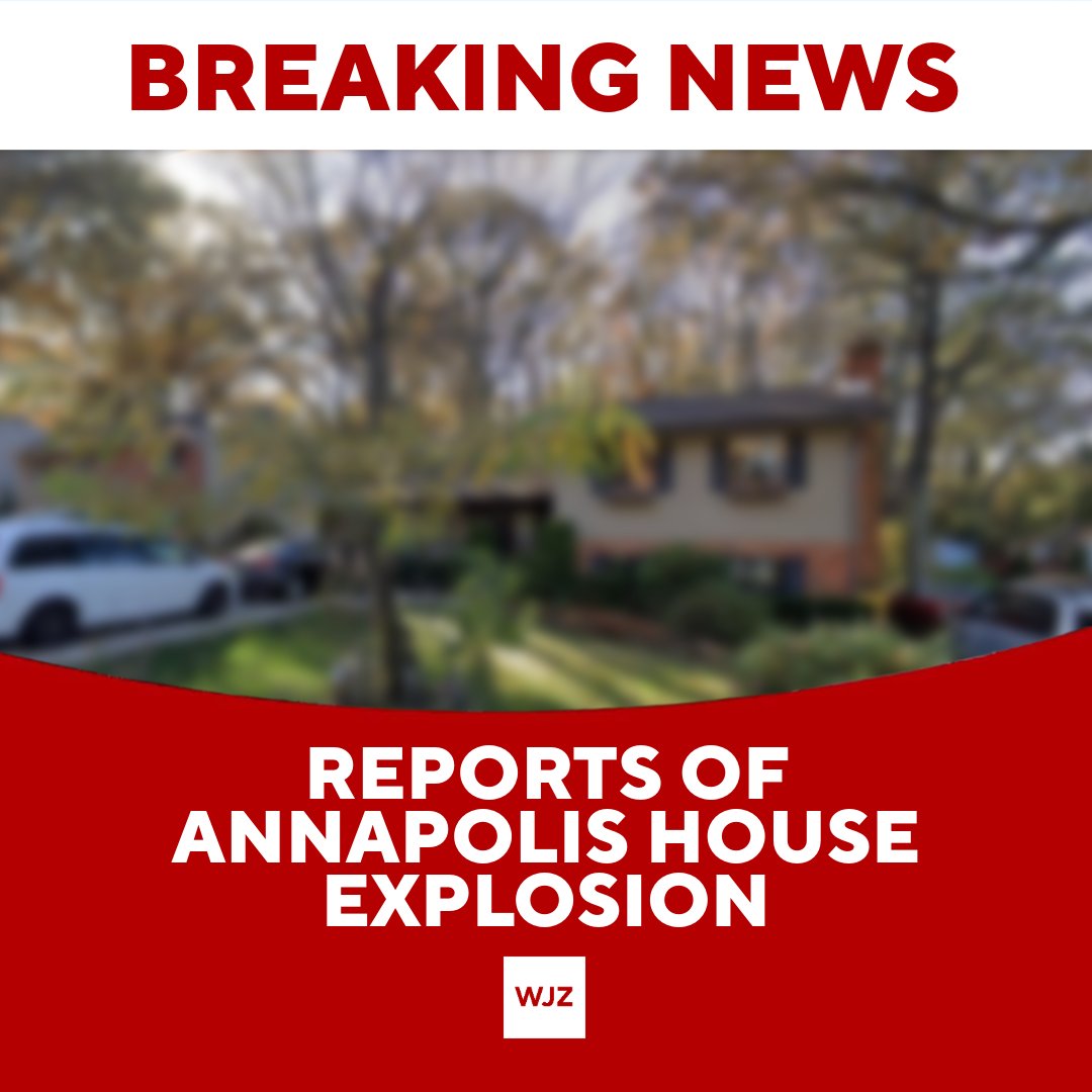 Firefighters in Anne Arundel County responded Wednesday to a house fire possibly caused by an explosion in Annapolis