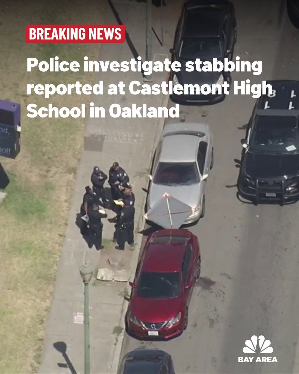 Police are investigating a reported stabbing at Castlemont High School in Oakland