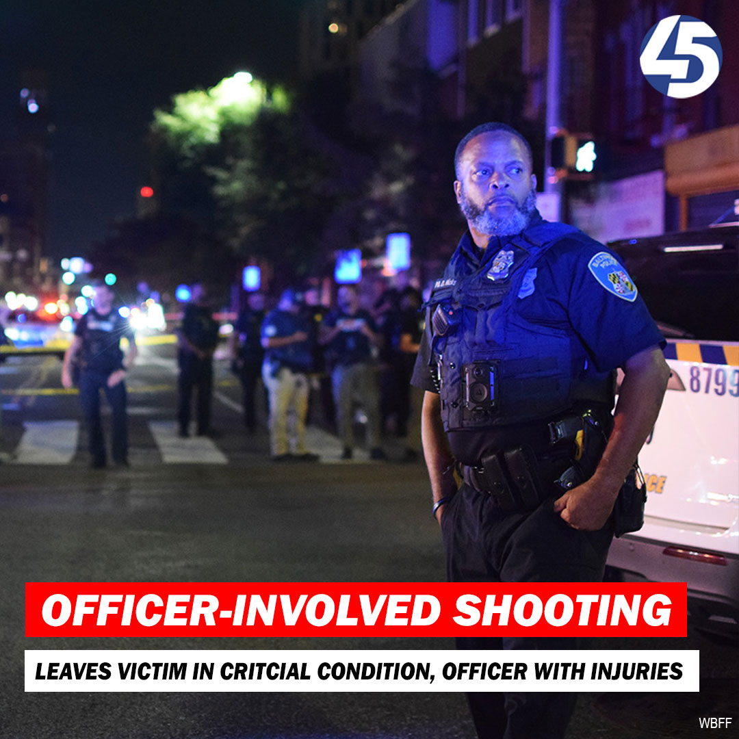 A Baltimore police officer shot a man Saturday night following an altercation involving a vehicle, confirmed Baltimore Police Commissioner Richard Worley