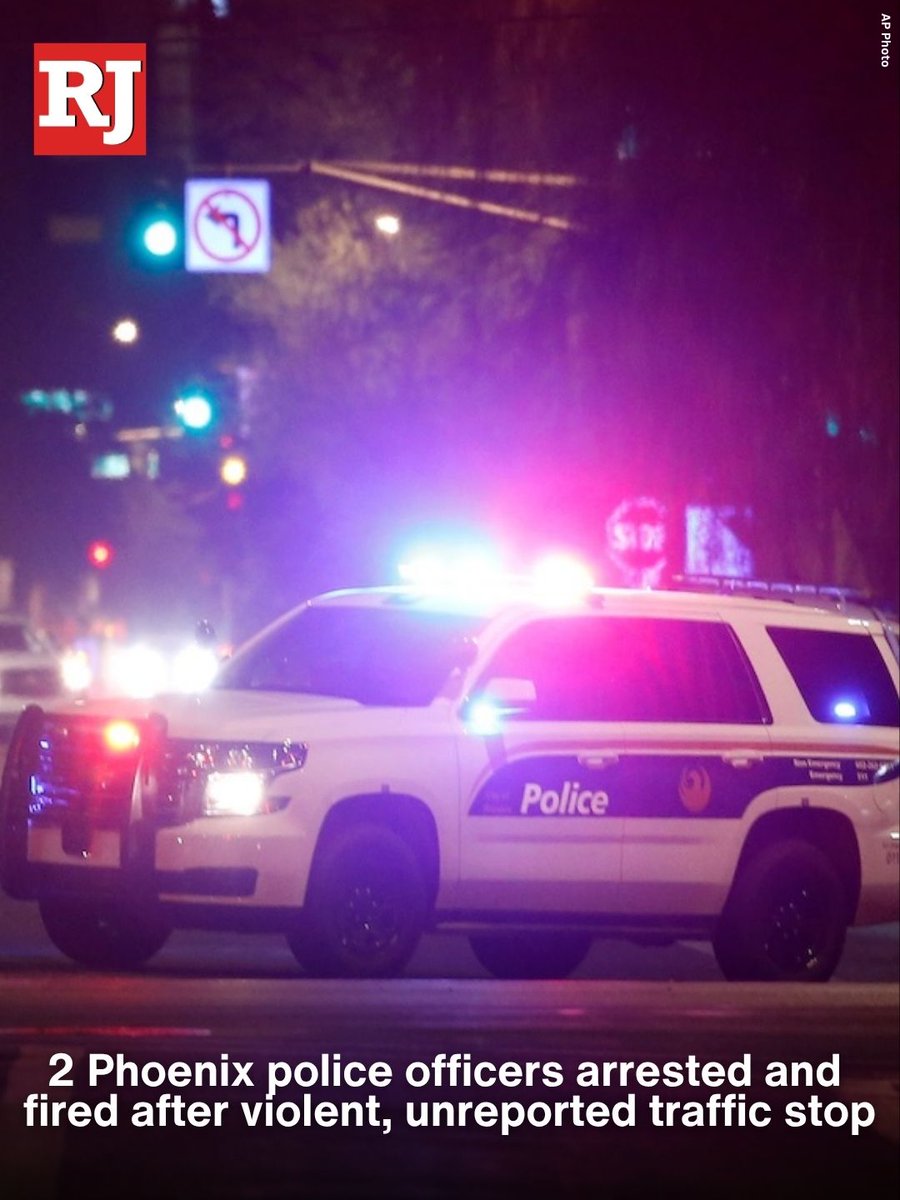 Two Phoenix police officers were fired and arrested after an unreported traffic stop in which they assaulted a man and woman and shocked them with a Taser, the police chief said