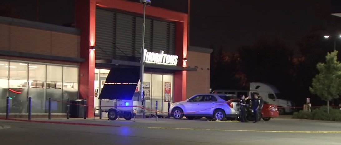 3400 S. California DEADLY GAS STATION ROBBERY Chicago Police are investigating a deadly shooting that occurred inside a gas station during a robbery overnight.