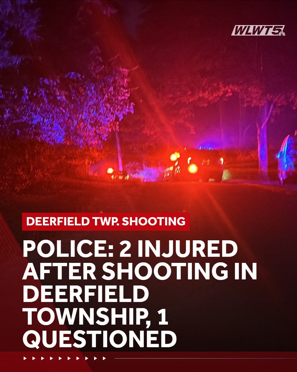 Two people were injured after a shooting in Deerfield Township that investigators said may have been accidental