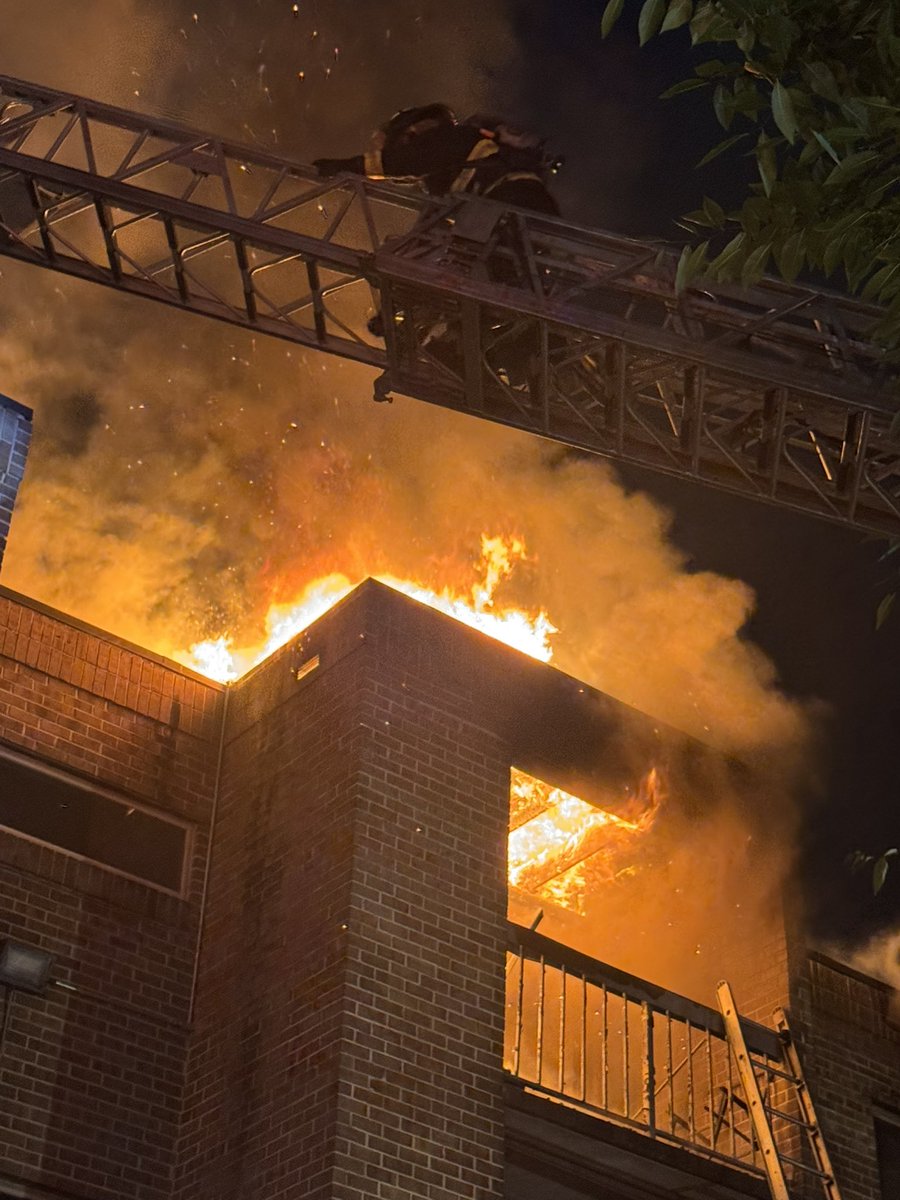 Fire - 1500 Block of Benning Road NE All fire extinguished, working on hotspots. All searches were negative. Three residents were assisted out of the building by DC firefighters.