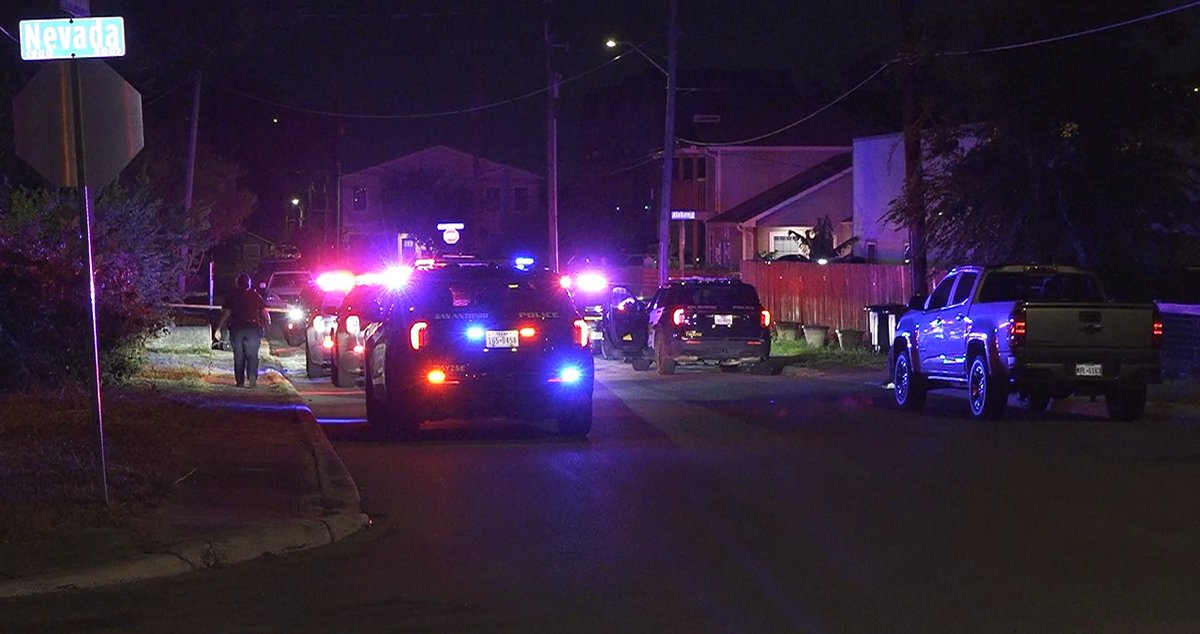 A 16-year-old boy was hospitalized after being shot during a backyard house party on San Antonio's East Side. Police searched a wooded area behind the home, but no suspect was found