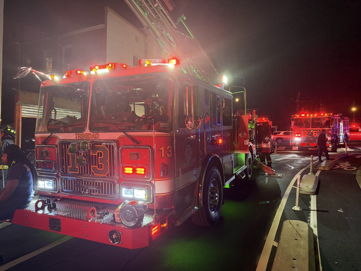 Box Alarm: 700 Block of 19th Street NE Four story apartment building with smoke and fire on roof, now extinguished. No extension in to apartment building