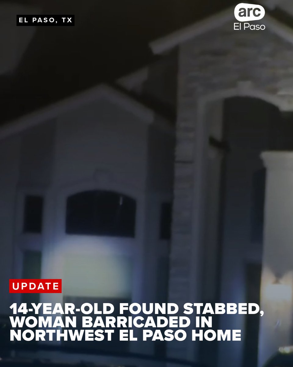 A 14-year-old was found with stab wounds as El Paso police responded to a barricaded person situation involving a woman in her 40s, authorities said