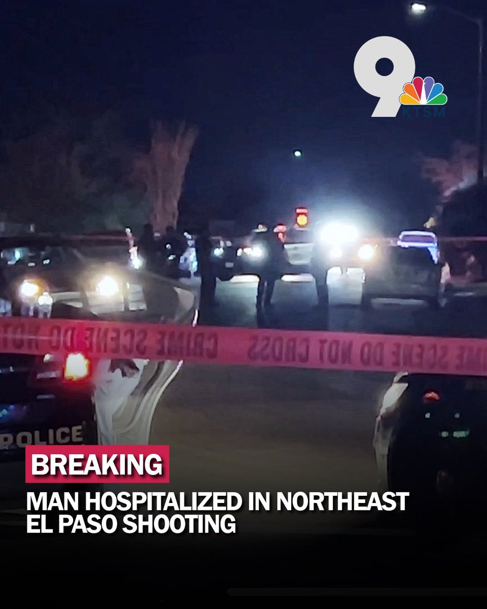 A shooting in a Northeast El Paso neighborhood prompted police to respond to Windsor Drive in Northeast El Paso after a man was taken to a hospital