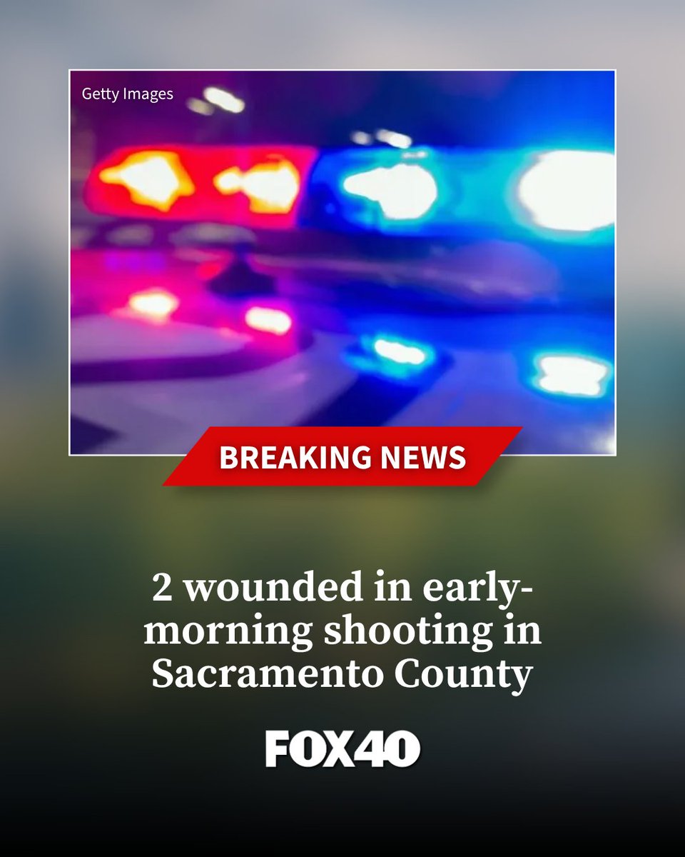 Two victims are in the hospital after receiving gunshot wounds south of North Highlands, the sheriff's office said.