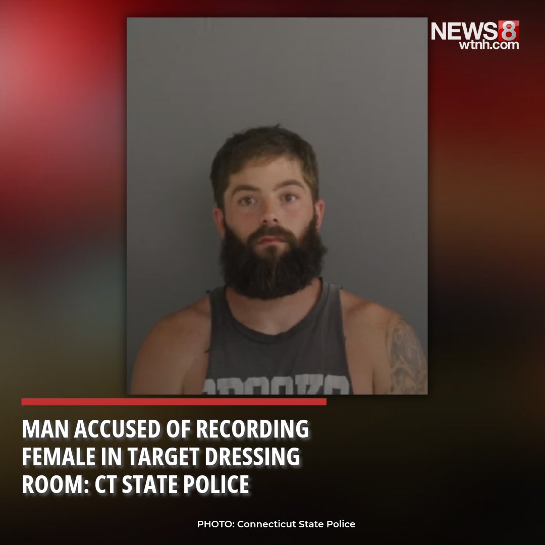 A Griswold man was arrested last week after allegedly recording somebody in the dressing room of a Lisbon Target