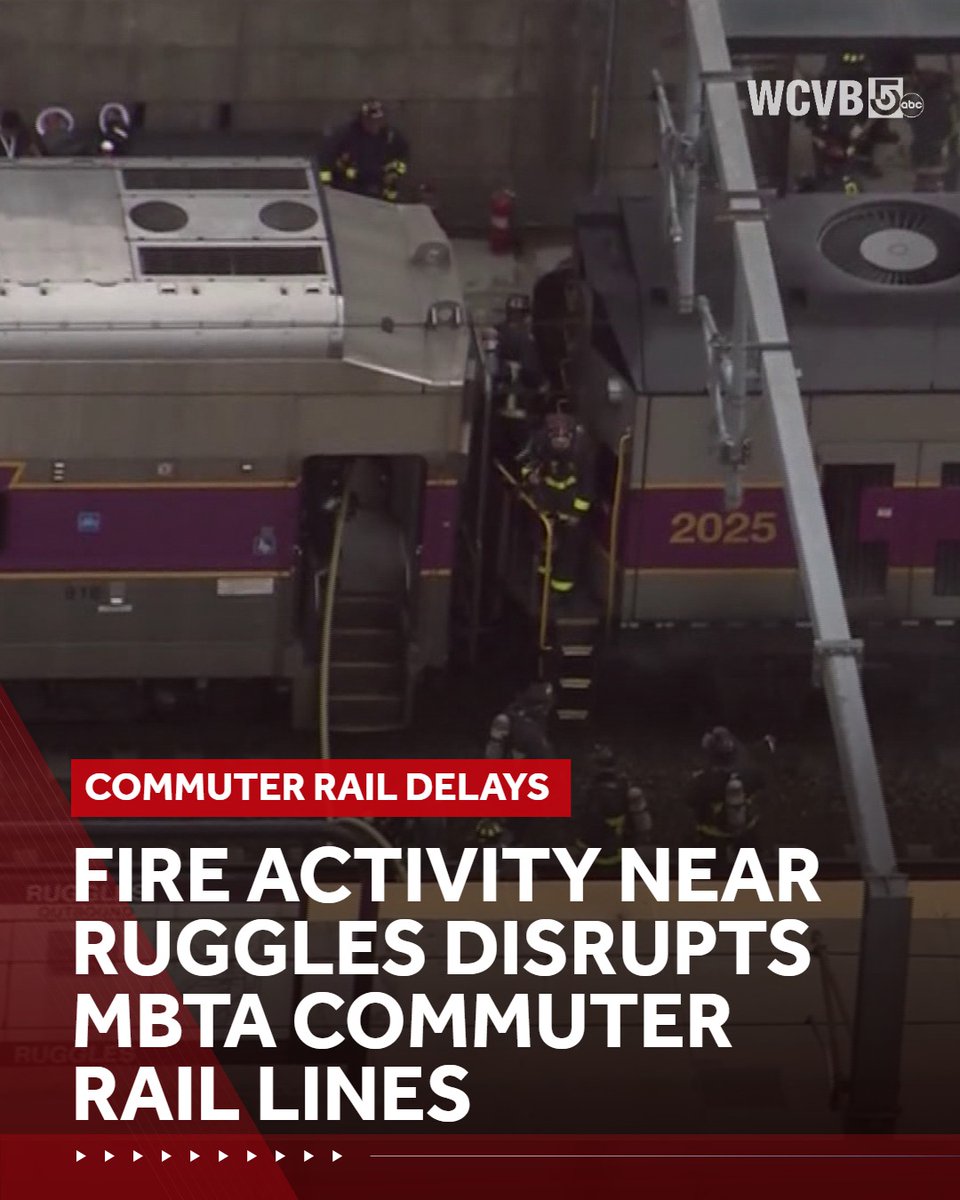 Fire activity near Ruggles disrupts multiple Commuter Rail lines with delays