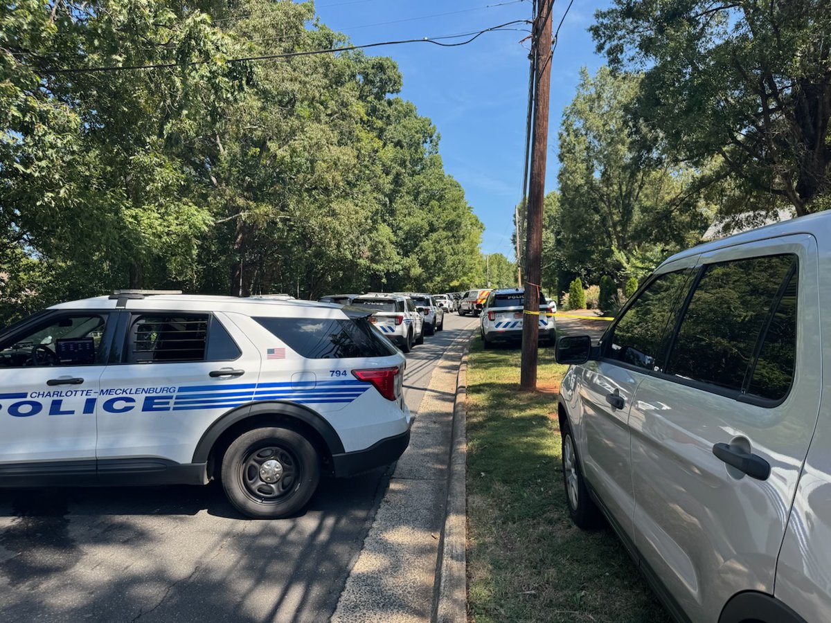 Standoff in Charlotte after CMPD officer shot overnight