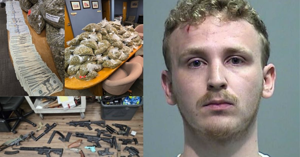Over 150 pounds of marijuana, machine guns seized in Georgia drug bust