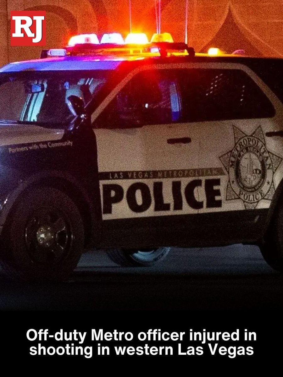 An off-duty corrections officer with the Metropolitan Police Department has been injured in a shooting Monday night in the western Las Vegas Valley, police said