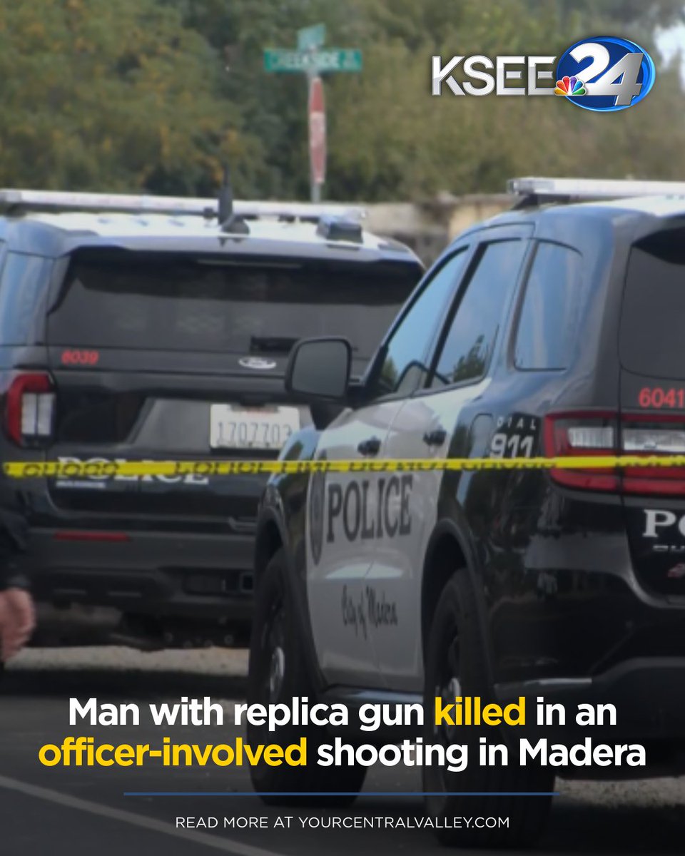 A man was shot and killed by Madera police after he was acting erratically and had a replica gun, according to officials