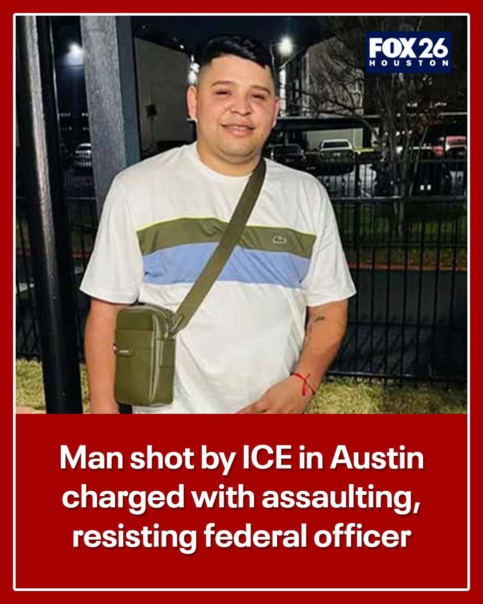 A man shot by an ICE officer in North Austin has been charged with assaulting and resisting a federal officer
