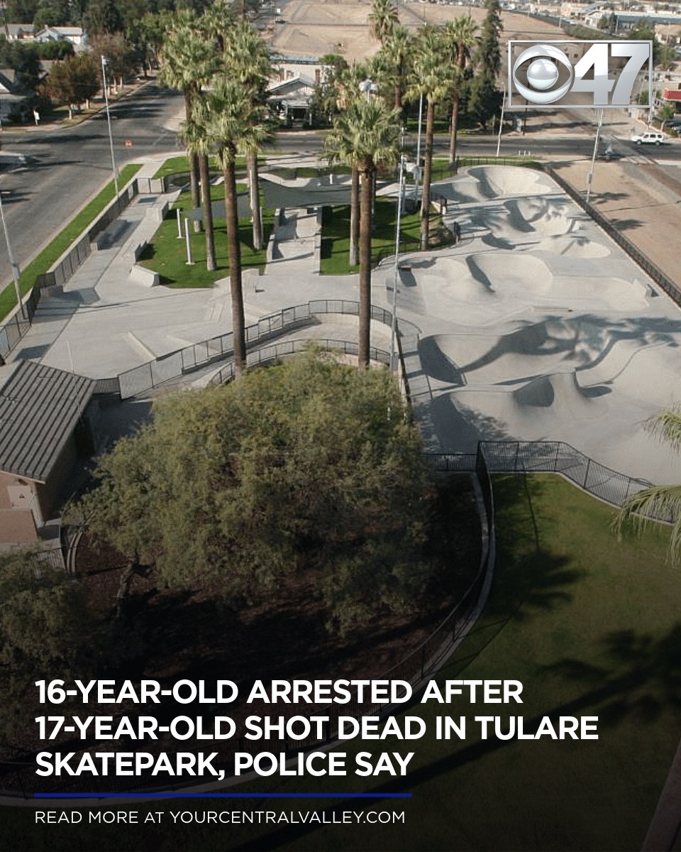 A 16-year-old suspected of the deadly shooting of a 17-year-old at a Tulare skate park was arrested on Friday