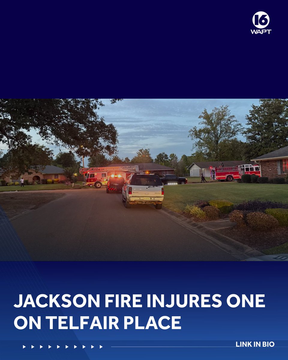 Jackson fire injures one on Telfair Place