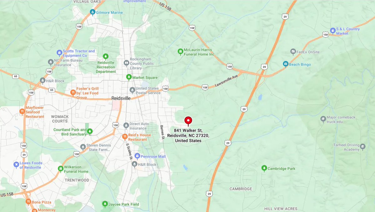 Reidsville,North Carolina officer involved shooting. EMS transported an officer shot at the location. crime scene being secured. certain parts of highway 29 has been blocked to clear a path for transport.