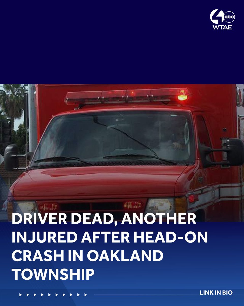 Driver dead, another injured after head-on crash in Oakland Township