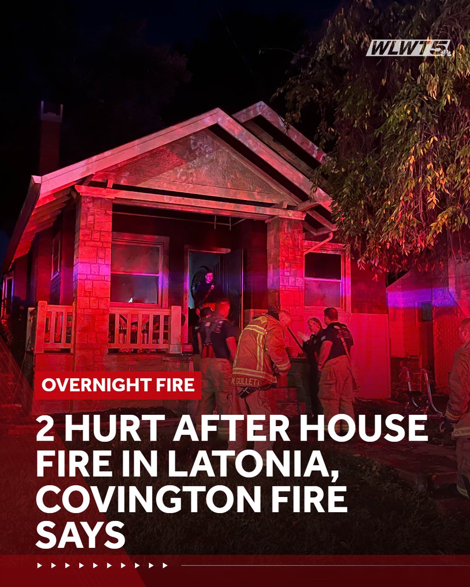 Two people are hurt after an overnight house fire in Covington, according to fire officials