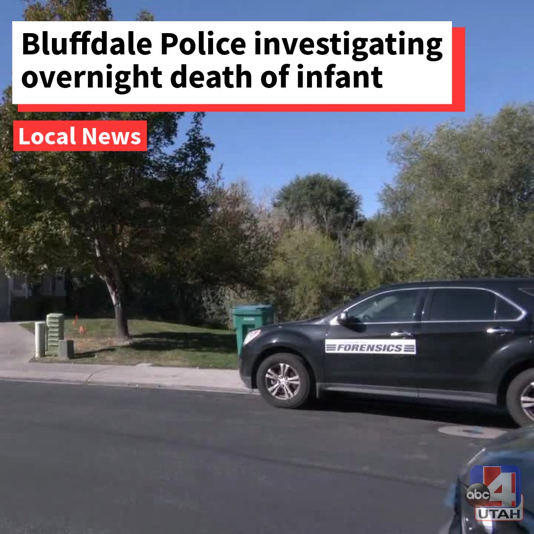 Police are investigating the death of an infant that occurred early this morning in Bluffdale.