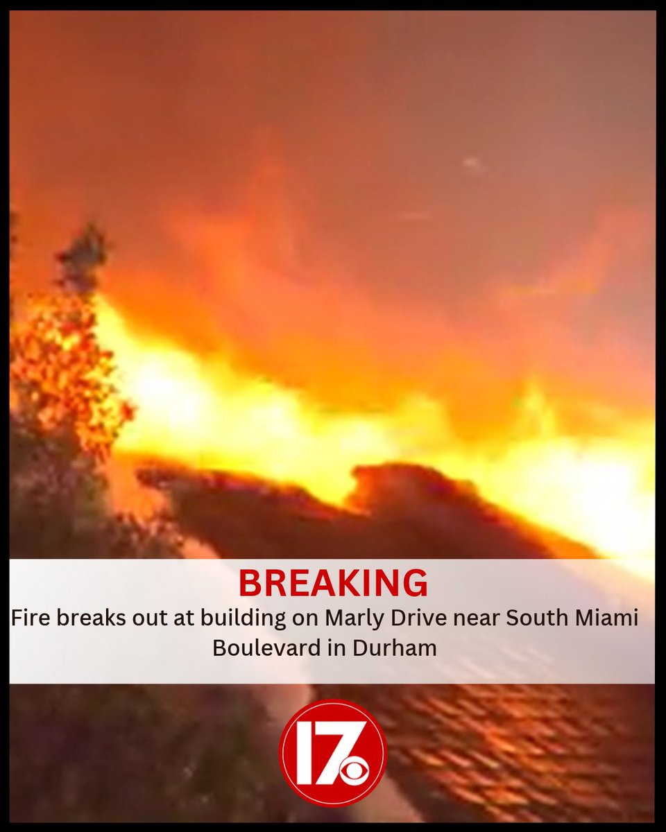 A fire has broken out at a building in Durham early Thursday morning.