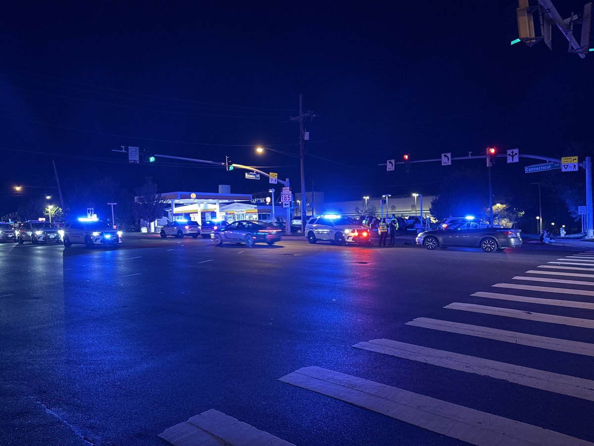 2D officers responded to the area of Connecticut Ave. and Knowles Ave. in Kensington for a collision between a vehicle and an electric scooter. The adult male operating the electric scooter has been transported to an area hospital