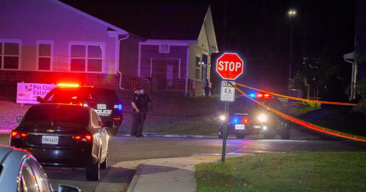 Police confirmed officers were called to the 1400 block of Pin Oaks Drive