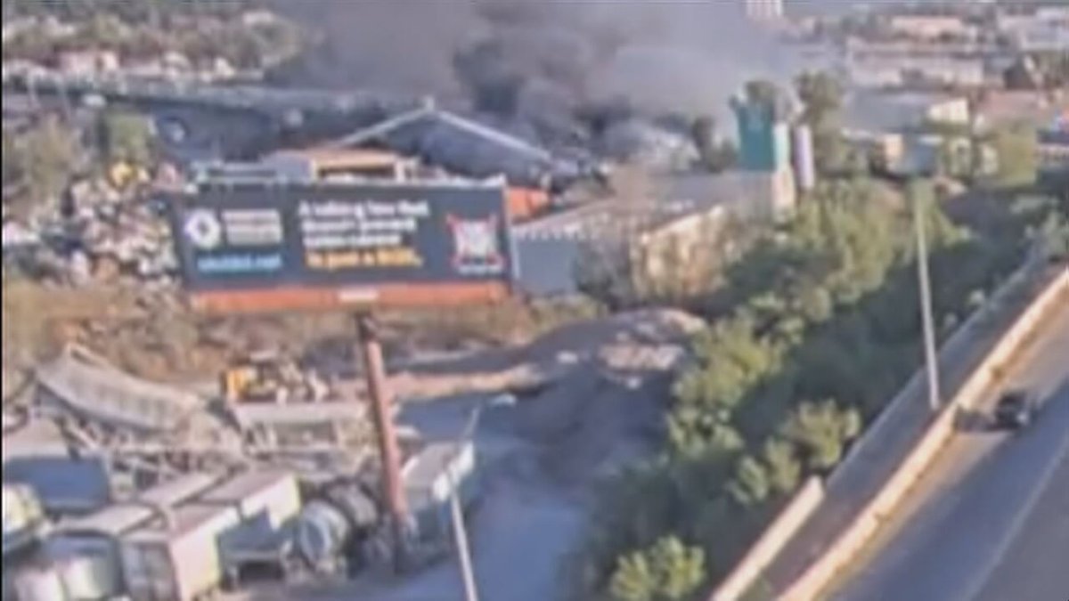 Oklahoma City firefighters are battling a large blaze at a recycling center in southeast OKC. Drivers are encouraged to avoid the area near SE 59th and High