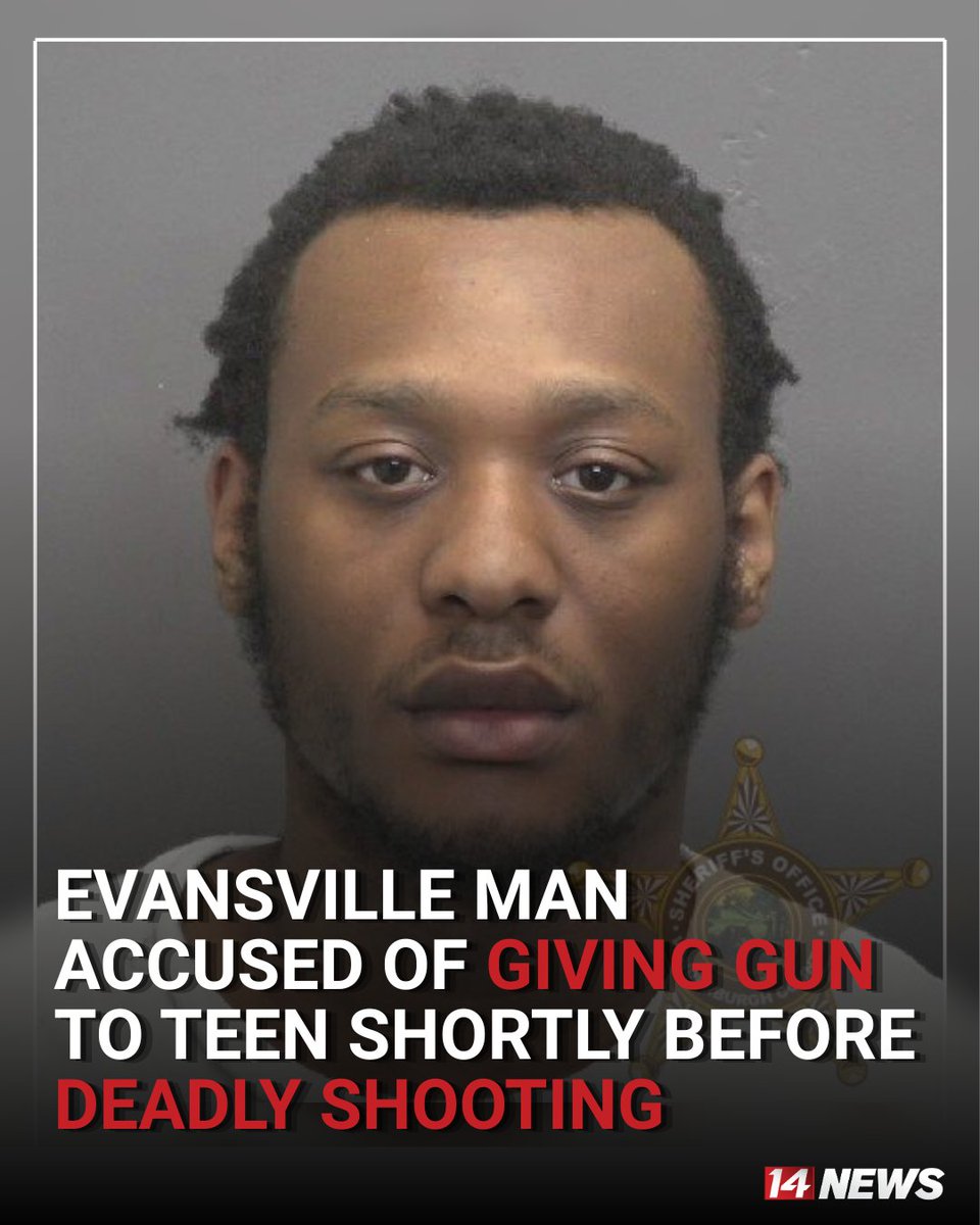 An Evansville man has been charged with giving a gun to the 17-year-old boy killed in Sunday's shooting