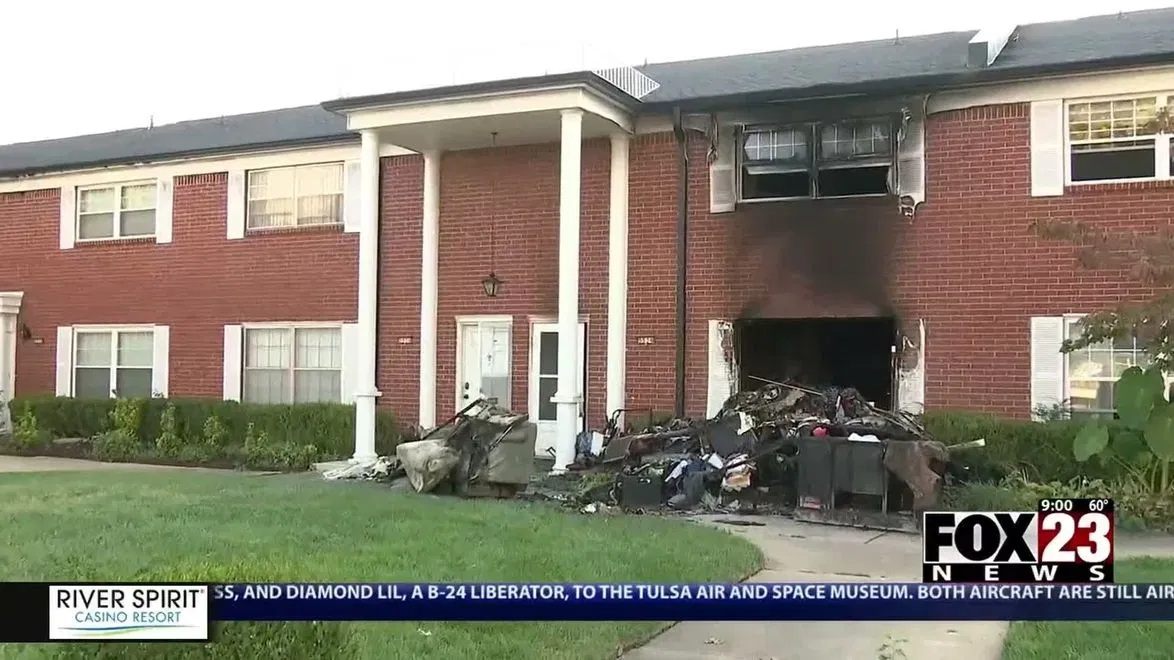 A woman is dead following an apartment fire near 41st and Sheridan Monday morning.
